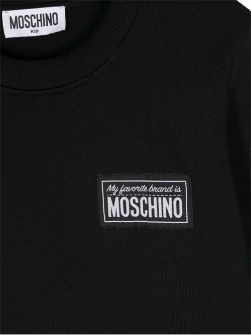 sweatshirt girl black MOSCHINO KIDS | H7F05RLCA59/60100